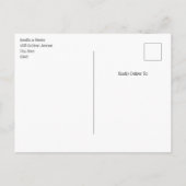 Roze  Boer's Truck Verjaardag Uitnodiging Briefkaart (Achterkant)