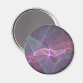 Roze bogen Abstract Magneet (Voorkant / Achterkant)