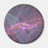 Roze bogen Abstract Magneet (Voorkant)