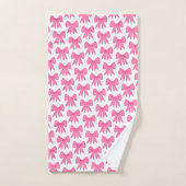 Roze Bogen Badkamer Handdoek Set (Handdoek)