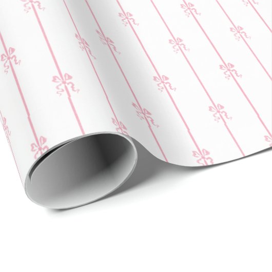 Roze bogen cadeaupapier (Rol Hoek)