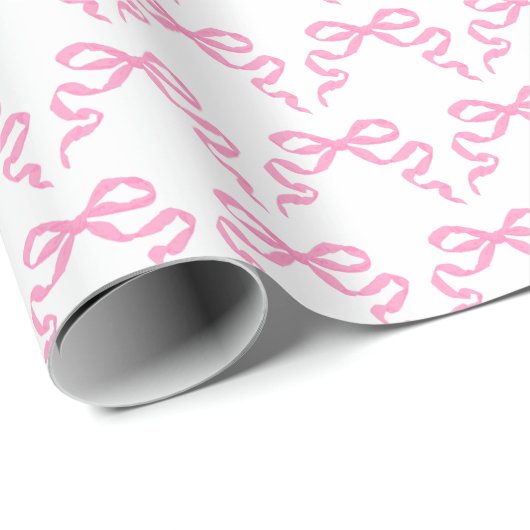 Roze bogen cadeaupapier (Rol Hoek)