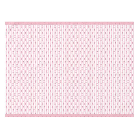 Roze Bogen Doek Tafelkleed (Voorkant (Horizontaal))