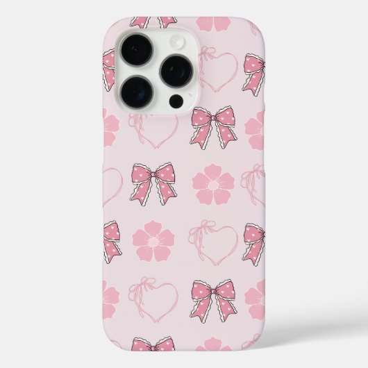 Roze bogen en roze harten | Sakura iPhone Case (Achterkant)