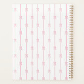 Roze Bogen en Strepen Planner (Achterkant)