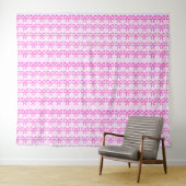 Roze bogen Extra groot, 88 x 104 inch Wandkleed (In Situ (horizontaal))