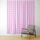 Roze bogen Extra groot, 88 x 104 inch Wandkleed (In situ)