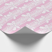 Roze bogen met klauter Vrijgezellenfeest en kant b Cadeaupapier (Hoek)