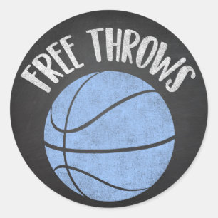 Roze bogen of Free Throws gender onthullen sticker