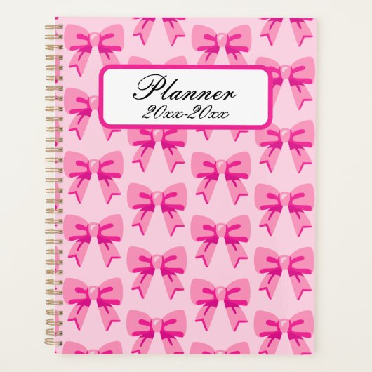 Roze bogen planner (Voorkant)