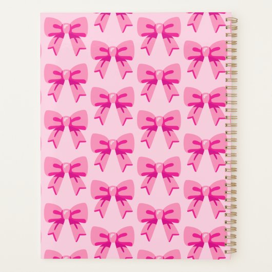 Roze bogen planner (Achterkant)