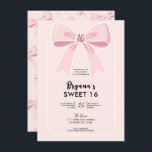 Roze Bogen Schattigee Coquette Cottage Chic Sweet  Kaart<br><div class="desc">Pas dit aan voor elk evenement.</div>