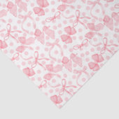 Roze Bogen & Stippen Weefselpapier Tissuepapier (Detail)