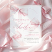 Roze Bogen Twaalf Verjaardag Kaart