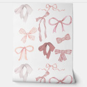 Roze Bogen Wallpaper Behang (Afrollen)