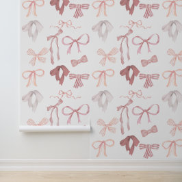 Roze Bogen Wallpaper Behang
