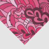 Roze Bohemian Boho MOD Hippy Chic Pattern Tissuepapier (Detail)