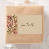 Roze Bohemian Flowers Etiket (Insitu)