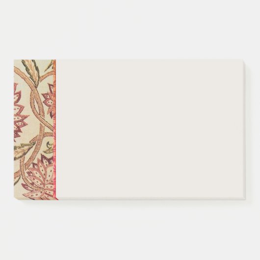 Roze Bohemian Flowers Post-it® Notes (Voorkant)
