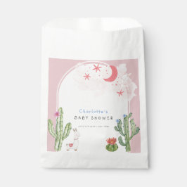 Roze Boho Arch Cactus Speelgoed Meisje Baby shower Bedankzakje