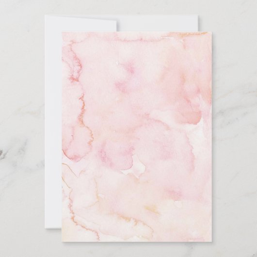 Roze Boho Arch Daisy Afro Afrikaanse Eerste Verjaa Kaart (Achterkant)