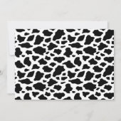 Roze Boho Bloemen Foto Heilige Koe 1e Verjaardag Kaart (Achterkant)