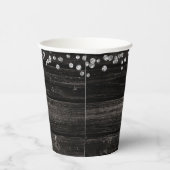 Roze Boho Bloemen Herten Antlers Rustieke Glam Papieren Bekers (Rechts)