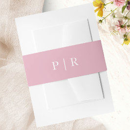 Roze Boho Bruiloft Uitnodigingen Wikkel