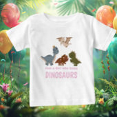 Roze Boho Dinosaurus