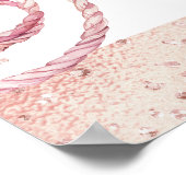 Roze Boho Eerste Rodeo 1e Verjaardag 24x36 Welkom Poster (Hoek)