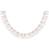 Roze Boho eerste Rodeo 1e verjaardag Vlaggetjes (Alle)