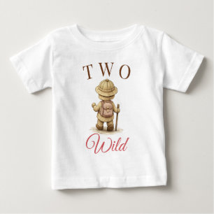 Roze Boho Explorer Verjaardag Design T-Shirt