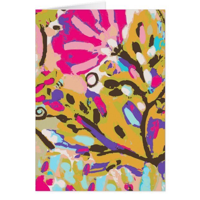 Roze Boho Floral I (Voorkant)