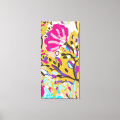 Roze Boho Floral I Canvas Afdruk (Voorkant)