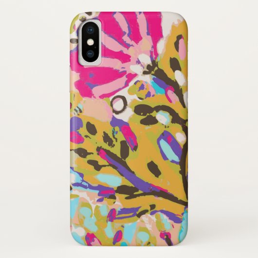 Roze Boho Floral I Case-Mate iPhone Case (Achterkant)