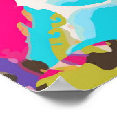 Roze Boho Floral I Poster (Hoek)