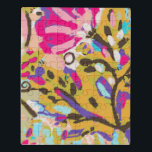 Roze Boho Floral I Puzzel<br><div class="desc">Pink Boho Floral I van Karen Fields</div>