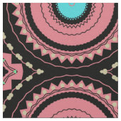  roze boho-mozaïekgeometrisch patroon stof (Close Up)