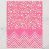 Roze Boho Olifant, Opoeder, Kinderdagverblijf, Nur Flyer (Achterkant)