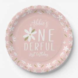 Roze Boho Onederful First Birthday Bord