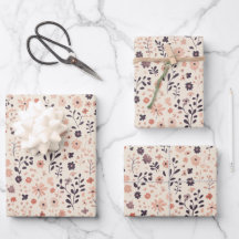 Roze Boho Paars Koraal Bloemige Baby Shower