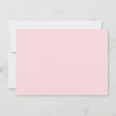 Roze Boho Pioenrozen Kalender & Foto Bruiloft Save The Date (Achterkant)