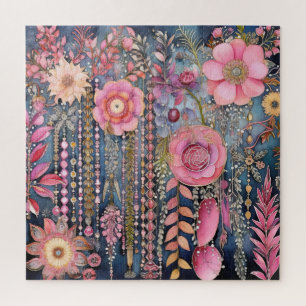 Roze Boho puzzel Legpuzzel