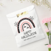 Roze Boho Regenboog Halloween Bedankzakje (Gezegeld)