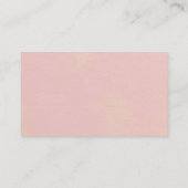 Roze Boho Safari Party Dieren Meisje Luier Raffle Informatiekaartje (Achterkant)