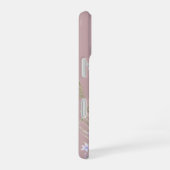Roze Boho Waterverf Wilde Bloemen iPhone 16 Hoesje (Rechterkant)