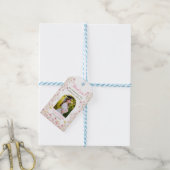 Roze Boho Wilde Bloemen Afstudeerfeest Cadeaulabel (Met Touw)