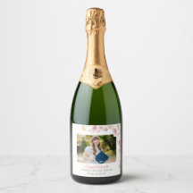 Roze Boho Wilde Bloemen Afstudeerfeest