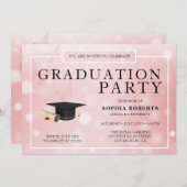 Roze Bokeh Achtergrond Kaart (Voorkant / Achterkant)