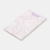 Roze Bokeh Gebriefde Takenlijst Notities Post-it® Notes (Schuin)